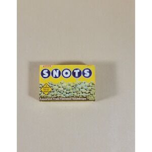 Wacky Packages Series 1 SNOTS World's Smallest Miniature Collectible Box
